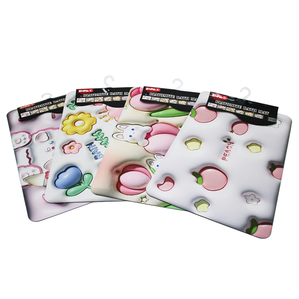 DESENLİ SU EMİCİ SİHİRLİ BANYO PASPAS - BULAŞIK ALTLIK 37X57CM (4401) - Image 1