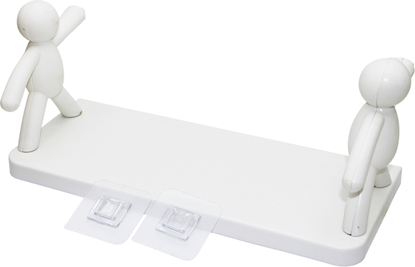 RAMBO MANKEN TUTACAKLI  PLASTİK ETEJER YAPIŞKANLI BÜYÜK=13.5X33CM (4401) - Image 1