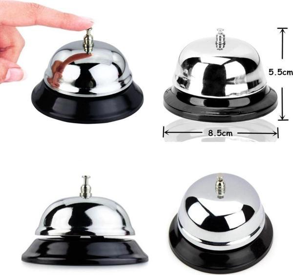 Masaüstü Dekoratif Otel Resepsiyon Görevli Çağırma Zili Çanı (4401) - Image 1