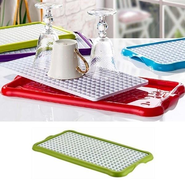 Pratik Lavabo Tezgah Üstü Bulaşık Kurutmalığı Süzmatik 22x40 cm (4401) - Image 1