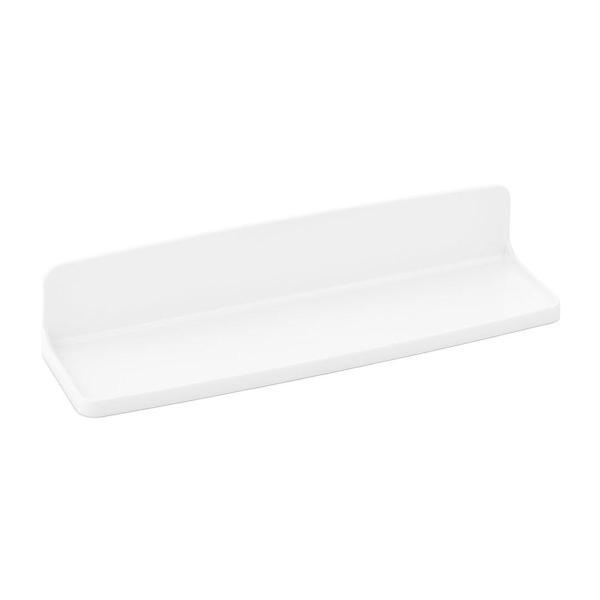 ZEN ETEJER BEYAZ SERT PLASTİK YAPIŞKANLI - DUVARA MONTE 8X29.5CM (4401) - Image 1