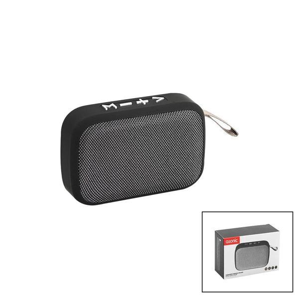 BLUETOOTH WİRELESS  MİNİ  HOPARLÖR SPEAKER  USB ŞARJLI   3W  300mAH PİL - MİKROFON - KART GİRİŞİ AS-02 (4401) - Image 1
