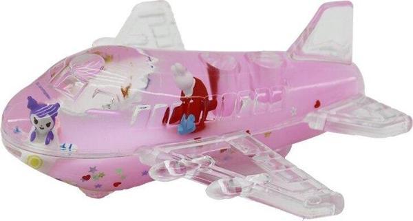 PEMBE SU HAYVAN - YILDIZ UÇAK MODEL - MİKA YÜZEN BATMAYAN DEKORATİF BİBLO AKVARYUM (4401) - Image 1