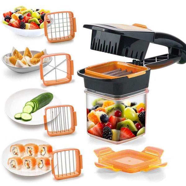 Nicer Dicer Quick 5 In 1 Pratik Hazneli Sebze Meyve Doğrayıcı Dilimleme Aleti (4401) - Image 1