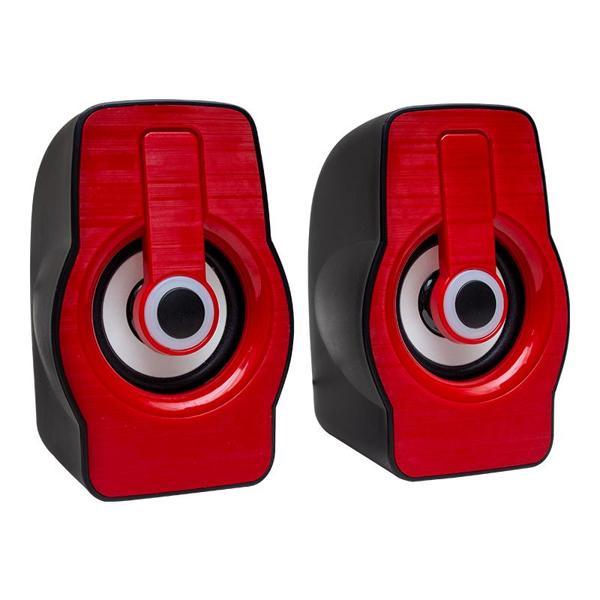 MAGICVOICE MV-4941 2.0 MULTIMEDIA RGB IŞIKLI 3 WATT * 2 USB HOPARLÖR SİYAH/MAVİ-SİYAH/KIRMIZI (4401) - Image 1
