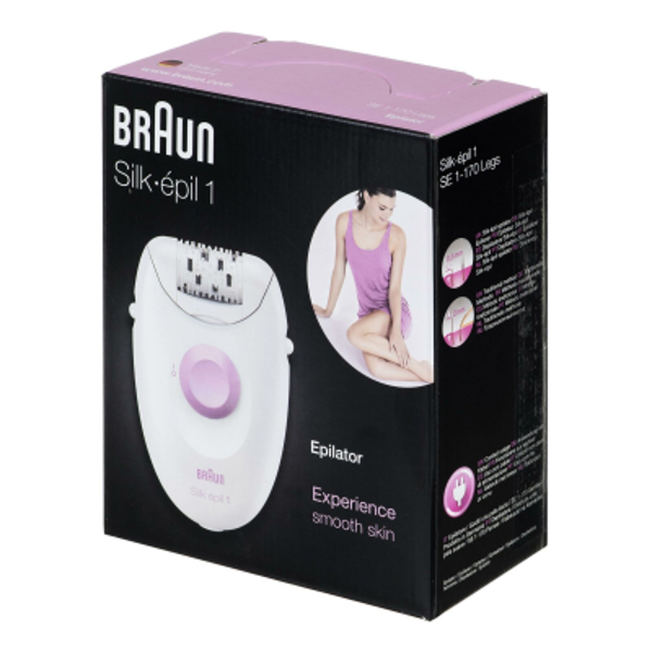 BRAUN SE1-170 LEGS EPİLATÖR EPİLASYON CİHAZI KUTULU SİLK.EPİL 1 (4401) - Image 1