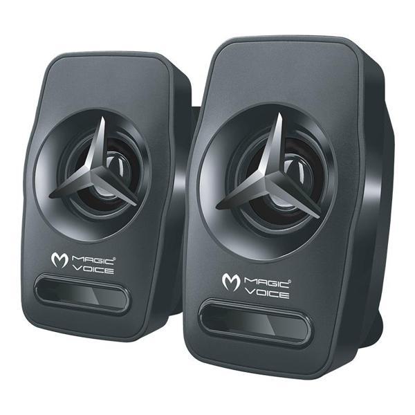MAGICVOICE T-19 1+1 USB PC MİNİ HOPARLÖR (2X3 WATT) (4401) - Image 1