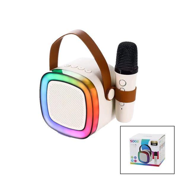 NOSTALJİ MİNİ RADYO MODELKARAOKE MİKROFONLUBLUETOOTH WİRELESS HOPARLÖR- SPEAKER USB ŞARJLI (4401) - Image 1
