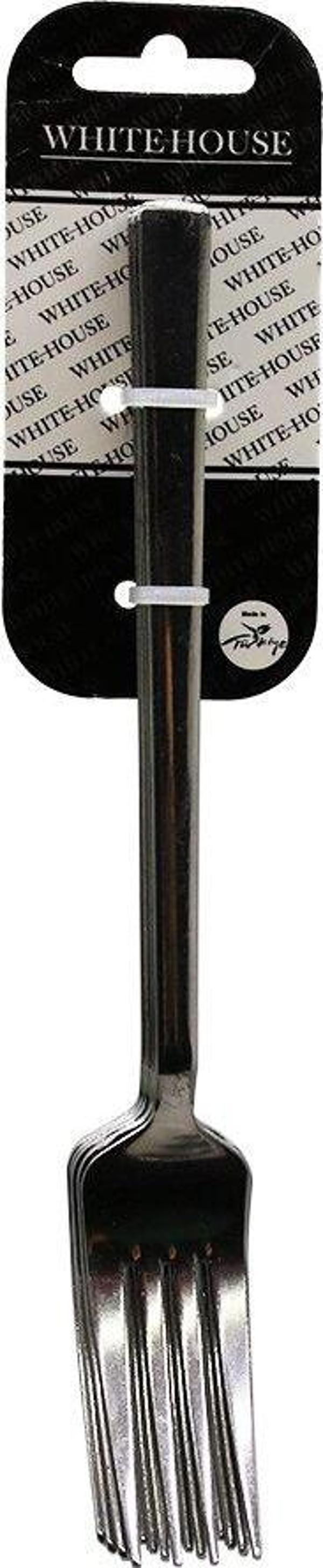 6 PARÇA EKO ÇUBUK SADE METAL YEMEK ÇATAL 2MM (4401) - Image 1