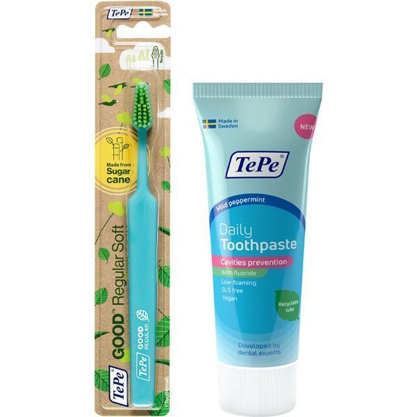 Tepe Günlük Diş Fırçası Good Regular Soft ve Diş Macunu - Image 1