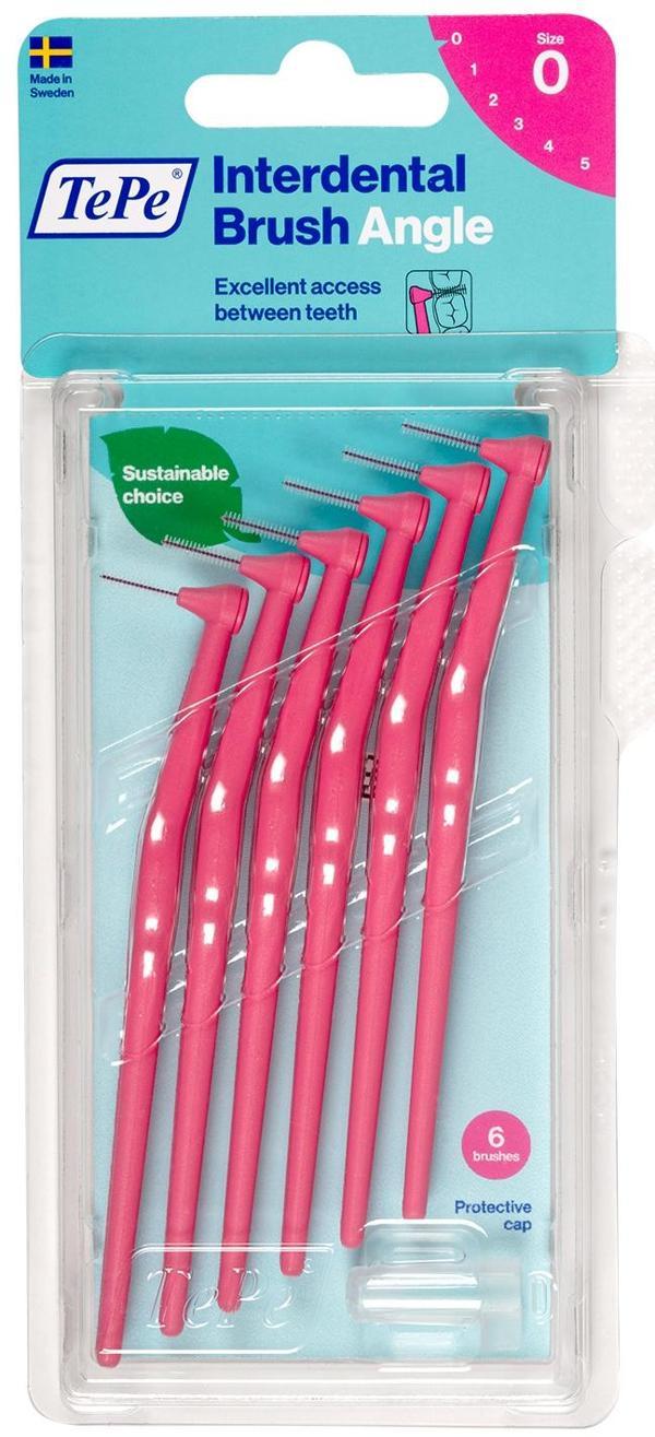 Tepe Angle Arayüz Fırçası Pembe 0.4 mm 6 lıı - Image 1