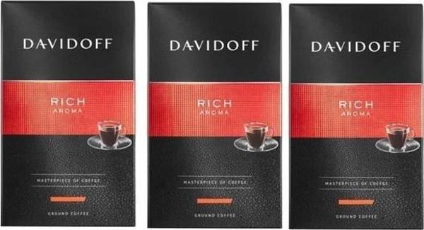 Davidoff Rich Aroma Filtre Kahve 250 gr x 3 Adet - Image 1