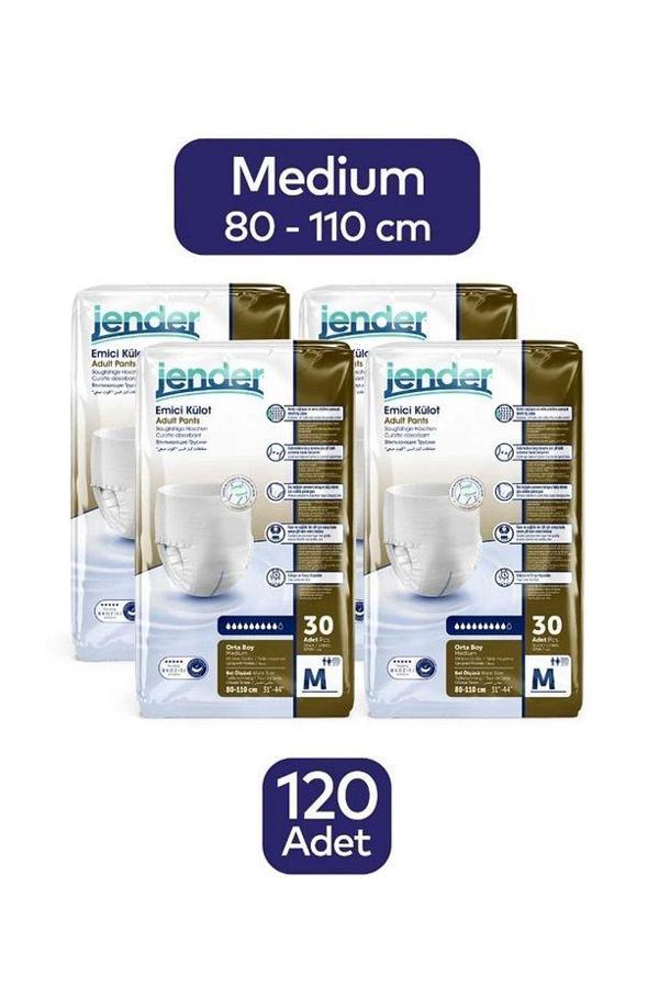 Jender Normal Emici Külot Orta Boy 30 lu x 4 Adet - Image 1