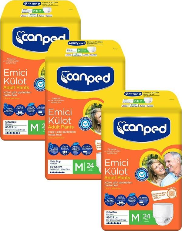 Canped Emici Külot Orta Boy Medium 72 li - Image 1