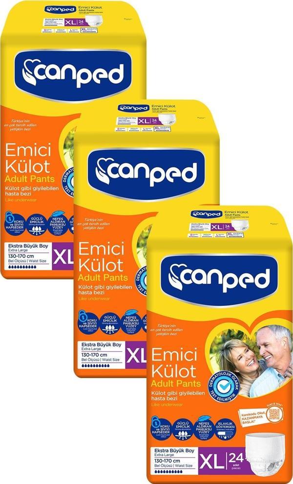 Canped Emici Külot Extra Büyük Boy Large 72 li - Image 1