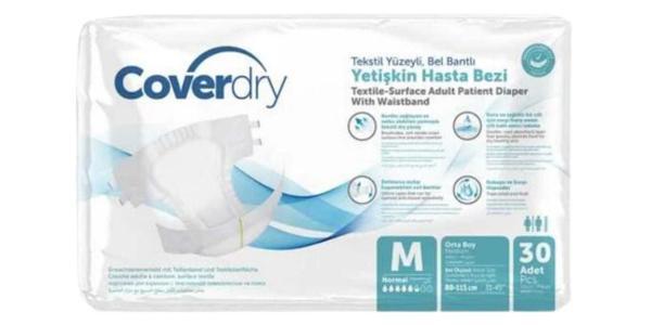 Coverdry Belbantlı Hasta Bezi Orta Boy 30 lu - Image 1