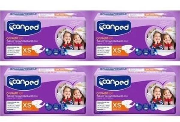 Canped Belbantlı Extra Küçük Hasta Bezi 30 lu x 4 Adett - Image 1