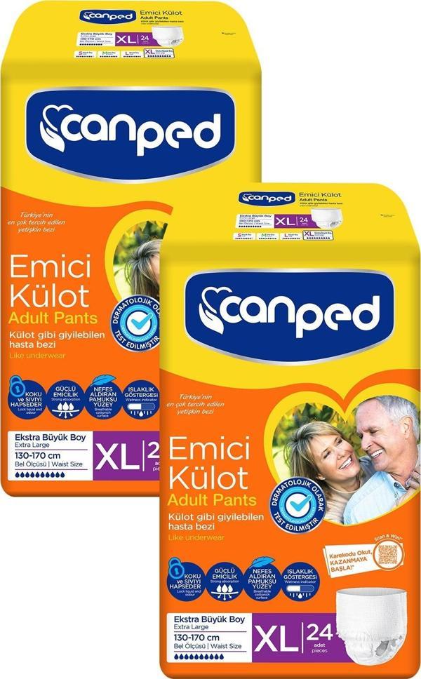 Canped Emici Külot Extra Büyük Boy Large 48 li - Image 1