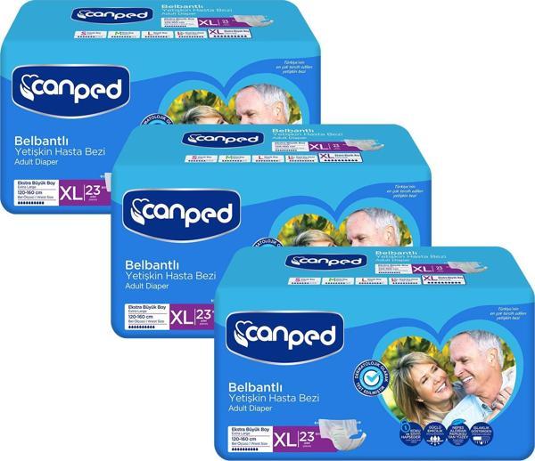 Canped Belbantlı Hasta Bezi Extra Büyük Boy Large 69  Adet - Image 1