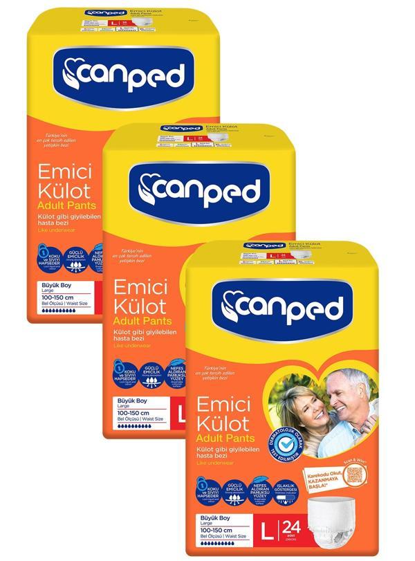 Canped Emici Külot Büyük Boy Large 72 li - Image 1