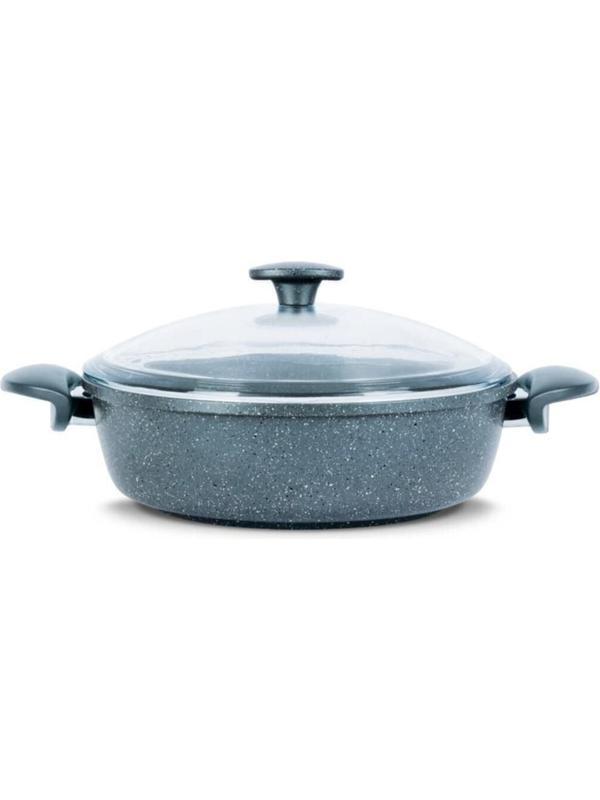 ThermoAD | Karnıyarık Tenceresi | Love Serisi | 28 Cm | Gri	 - Image 1
