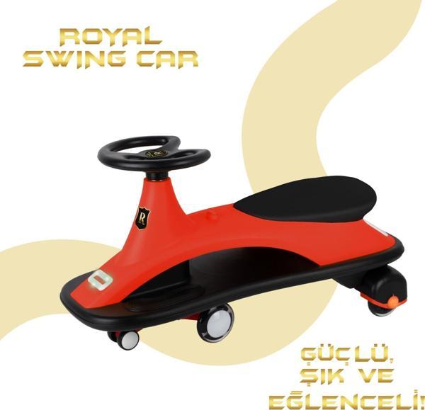 URT042-001-RED Royal Swing Car - Red - Image 1
