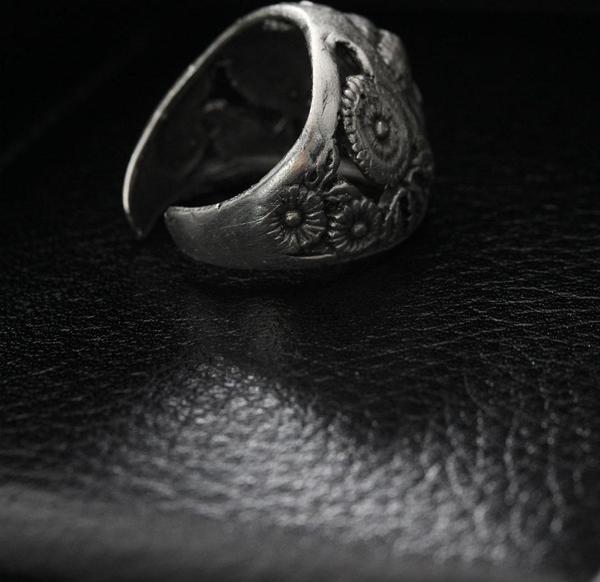 Bakımlı Erkek için Ayarlanır Heykel Stil Yüzük - Image 1