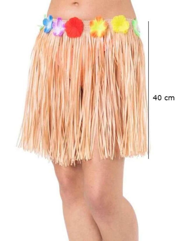 Büro Ev Ofis Etkinlik Gösteri Çocuk Hawaii Kostümü için 40CM Saman Renk Püsküllü Etek - Image 1