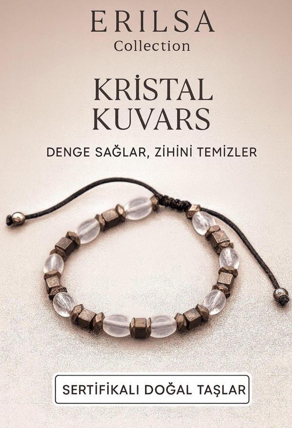Sertifikalı Ham Kristal Kuvars Bileklik – Enerji Temizleyici Zihin Dengeleyici - Image 1