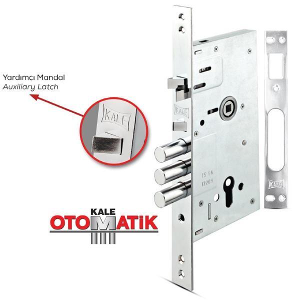 Kale 252/RAV SM Otomatik kilitlemeli monoblok çelik kapı kilidi mandallı sistem barelli - Image 1