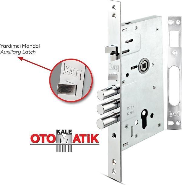 Kale 252/RAV SM Otomatik kilitlemeli monoblok çelik kapı kilidi mandallı sistem barelli - Image 1