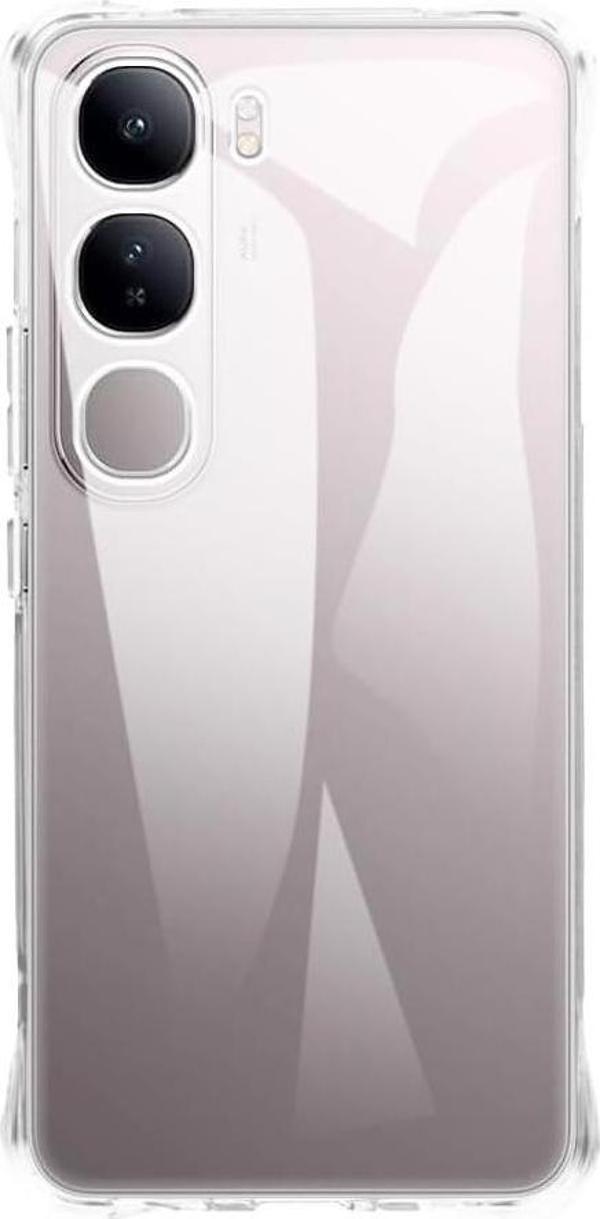 Vivo V40 Lite Kılıf Kamera Korumalı Silikon Şeffaf Kapak - Image 1