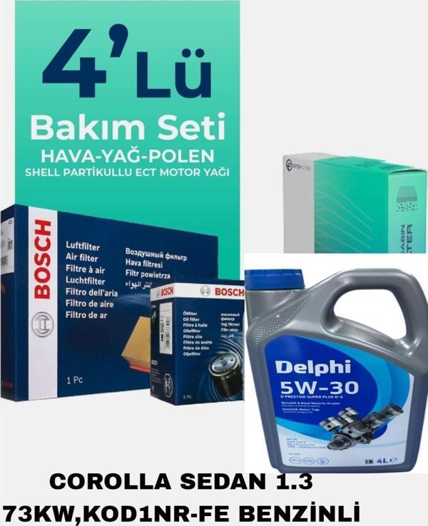 CORALLA SEDAN 1.3 KW73 BENZ 2013-2018+DELPHİ 5W30 4LT2025 - Image 1