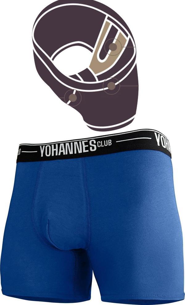 Yohannes Club, Erkek Özel Bölmeli Pamuklu Boxer, Rahat, Şık, Sağlıklı - Image 1