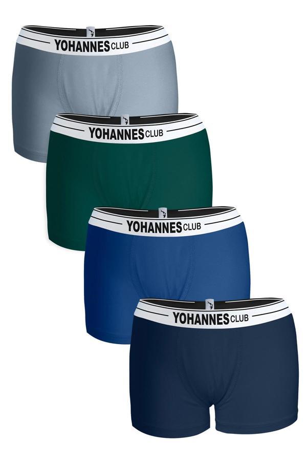 Yohannes Club, Erkek Çocuk, Pamuklu Boxer, 4'lü Paket,  - Image 1