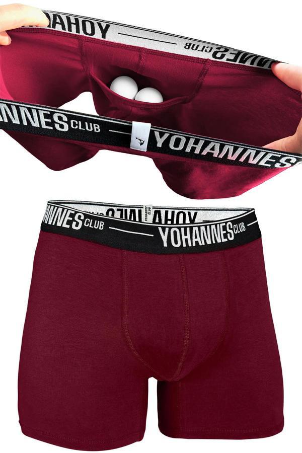 Yohannes Club, Erkek Özel Keseli Pamuklu Boxer, Rahat, Şık, Sağlıklı - Image 1