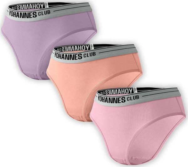 Yohannes Club, Kız Çocuk, Pamuklu Slip Külot, 3'lü Paket,  - Image 1