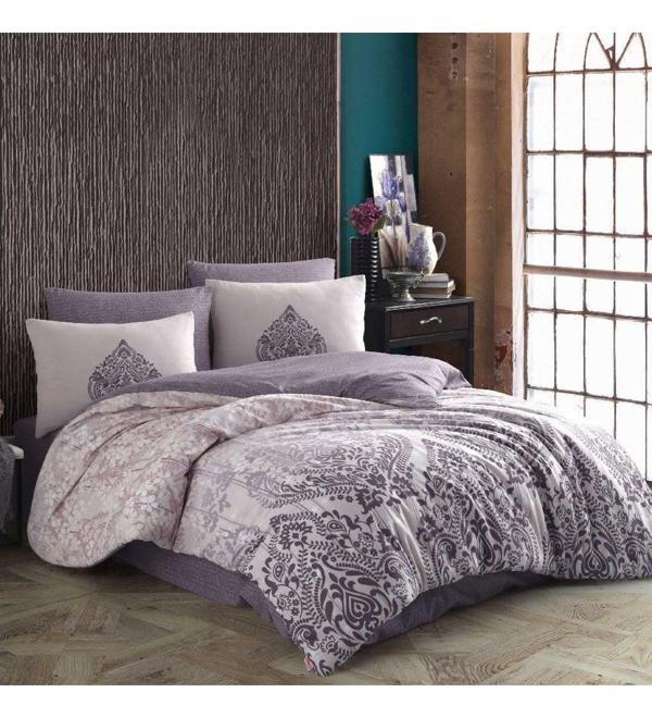 HOBBY RANFORCE TEK KİŞİLİK NEVRESİM TAKIMI  DESİRE GÜLKURUSU - Image 1