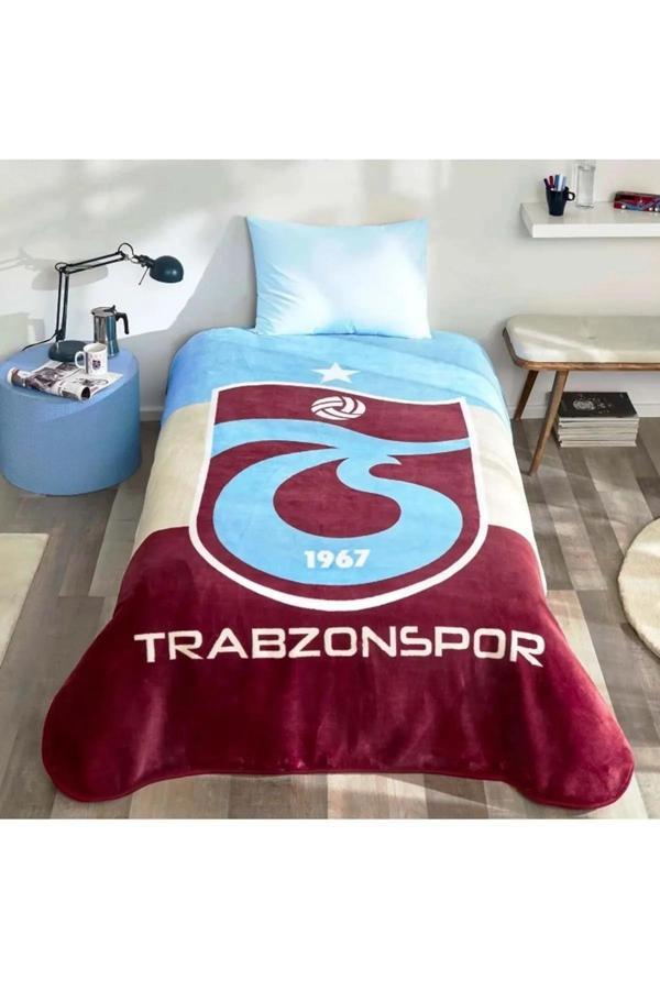 LİSANSLI TEK KİŞİLİK BATTANİYE TRABZONSPOR 3 RENK - Image 1