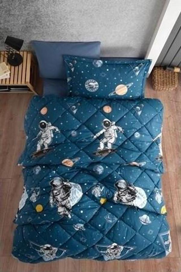 BELLA HOME WASHED ÇİFT KİŞİLİK YATAK ÖRTÜSÜ PATİ BEJ - Image 1