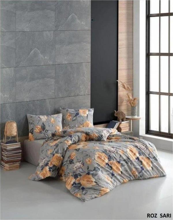 KRİSTAL TEK KİŞİLİK COMPLETTE ROZ SARI - Image 1