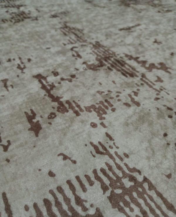 2Lİ BANYO SETİ BASKILI GRANİT KAHVE - Image 1