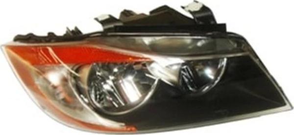 2005-2009 Bmw 3 Serisi Far Lambası Sağ Siyah-Elektrikli (Sarı Reflektörlü) (Eagle Eyes) (Adet) (Oem  - Image 1