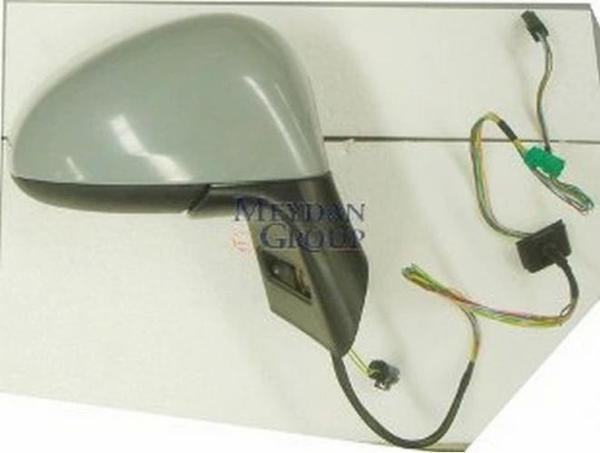 2004-2011 Cıtroen C4 Kapı Aynası Sağ Elektrikli-Isıtmasız-Sinyalli Tip Sinyalsiz Oto Katlanır Gri 7F - Image 1