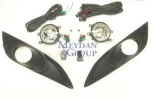 2007-2010 Toyota Auris Sis Lambası Sağ-Sol Set (Role-Düğme-Tesisat-Çerçeve İle Birlikte)(Esuse) (Ade - Image 1