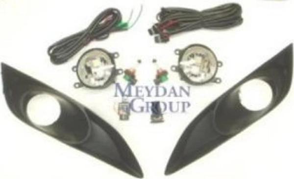 2007-2010 Toyota Auris Sis Lambası Sağ-Sol Set (Role-Düğme-Tesisat-Çerçeve İle Birlikte)(Esuse) (Ade - Image 1