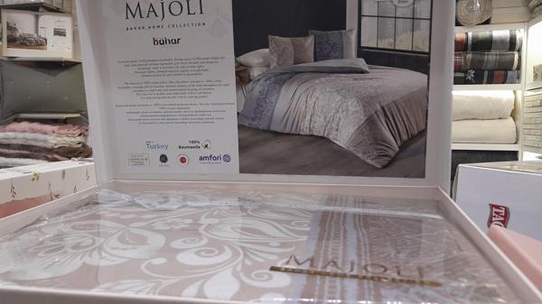 MAJOLİ TEK KİŞİLİK RANFORCE NEVRESİM TAKIMI CALİNA BROWN - Image 1