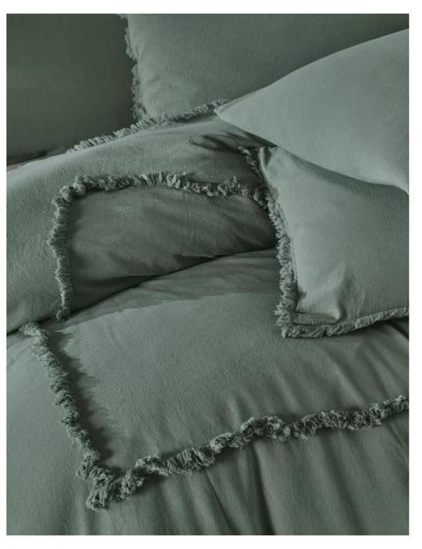 MAJOLİ MADDOX ÇİFT KİŞİLİK NEVRESİM TAKIMI DARK PAMPAS - Image 1