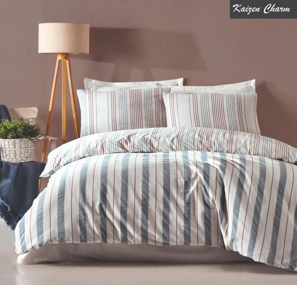 MAJOLİ NATUREL ÇİFT KİŞİLİK NEVRESİM TAKIMI KAİZEN CHARM - Image 1