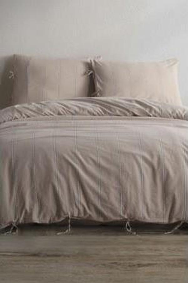 MAJOLİ STONE WASHED ÇİFT KİŞİLİK NEVRESİM TAKIMI VETRO - Image 1